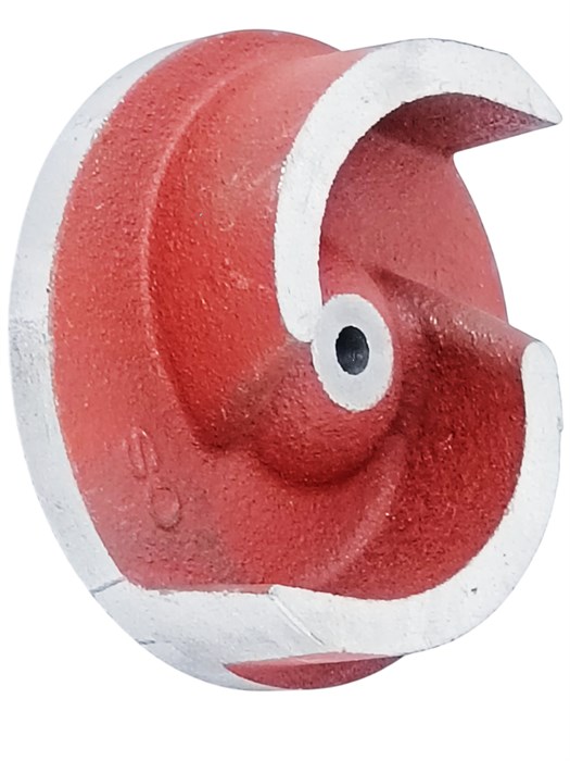 Крыльчатка (посадка на шпонку, D вала 19мм, D крыльчатки 124мм, высота 61мм) мотопомпы Fubag PG 950 T (мотопомпа пр-ва 2018г)