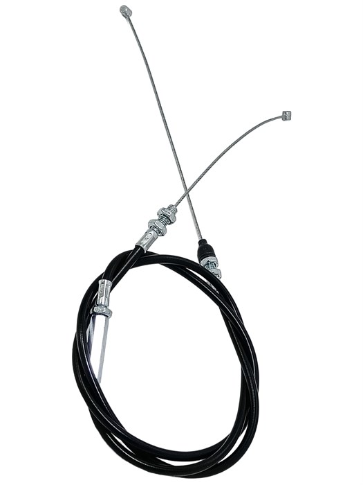 Трос поворота снеготвода SD180-920 снегоуборщика Интерскол СМБ-46/3  (трос 131см, рубашка 93 см)