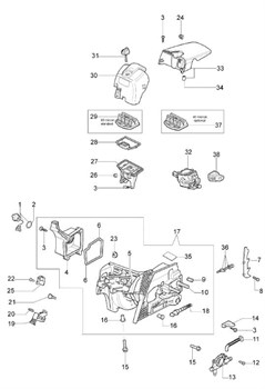 Крышка топливного бака бензопилы EFCO 137   50052005R - фото 51504