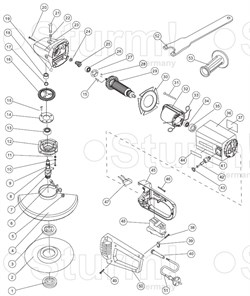 Фланец внутренний болгарки Sturm! AG9023 AG9023-3 - фото 52099