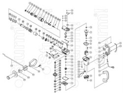 Шатун перфоратора Sturm RH2512M (Рис.33) RH2512M-33 - фото 55798