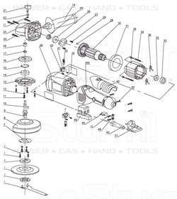 Фланец внутренний болгарки Sturm! AG9012L (рис.4) AG9012L-4 - фото 56668