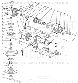 Фланец внутренний болгарки Sturm! AG9012V (рис.4) AG9012V-4 - фото 56725