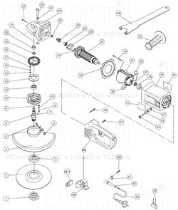 Крышка щеткодержателя болгарки Sturm! AG90231 (рис. 44) AG90231-44 - фото 56894