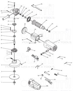 Кольцо стопорное 14 болгарки Sturm! AG9023H (рис. 19) AG9023H-19 - фото 56902