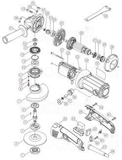 Ручка боковая болгарки Sturm! AG9513P (рис. 17) AG9513P-17 - фото 57383