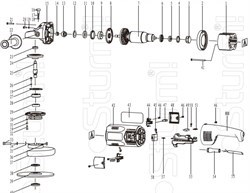 Наружний фланец болгарки Sturm! AG9823FP (рис. 40) AG9823FP-40 - фото 57637