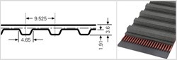 Зубчатый приводной ремень  367 L, L=932,2 mm 367 L, L=932,2 mm - фото 57935