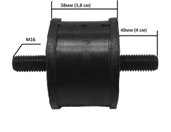 Виброамортизатор резиновый 13888043 - фото 5831