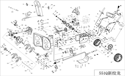 Основа крепления желоба выброса снега поз. D 53 снегоуборщика Patriot PS 650 D 003511955 - фото 62885