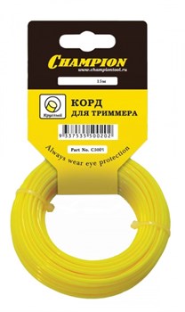 Корд триммерный CHAMPION  Round 1.3мм* 15м (круглый) в мотке C5062 - фото 63534