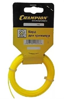 Корд триммерный CHAMPION  Round 2.0мм*  15м (круглый) в мотке C5002 - фото 63538