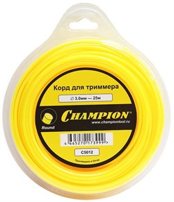 Корд триммерный CHAMPION  Round 3.0мм* 25м (круглый) C5012 - фото 63545