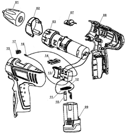 Резистор шуруповерт EINHELL RT-CD 10,8 Li (4513187 11011) 451318501020 - фото 66319
