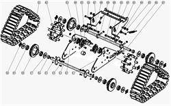 Каток опорный снегоуборщика Калибр СНУБ-11,0/76 ЕГ №8 66405 - фото 70120