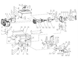Глушитель генератора FUBAG BS 1100 №6 G1200008 - фото 70813