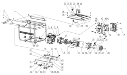 Глушитель генератора FUBAG MS 2400 №40 320412010 - фото 71032