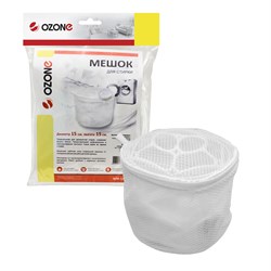 Цилиндрический мешок Ozone для стирки, с пластиковым основанием, 15х15 см 592639 - фото 76249