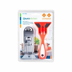 Набор скребков Eurokitchen для чистки стеклокерамики, красный/белый 594652 - фото 76624