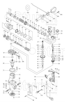 Щеткодержатель перфоратора Sturm RH2565 86730 - фото 87210