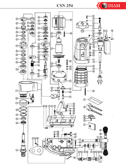 Вал реечного механизма сверлильной машины Diam CSN-254 Angle №127 621117 - фото 93422