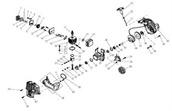 Задняя крышка триммера Champion T221 (рис 62) PR8004981101 - фото 9364