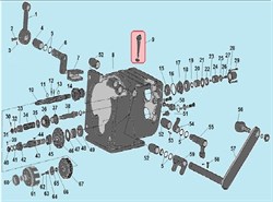 Вилка включения реверса культиватора Champion BC1193 (рис.54) CHMP111020290001 - фото 94221