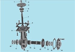 Корпус редуктора культиватора Champion BC1193 (рис.9) CHMP111030060001 - фото 94268