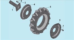 Диск наружная половина 4.0-10 культиватора Champion BC1193 (рис.6) CHMP111110040056 - фото 94299