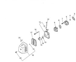 Прокладка под карбюратор триммера Echo SRM-4605 (рис. 8) 13001606232 - фото 9880