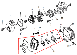 Карбюратор триммера Echo SRM-2655SI (рис. 7) 12300057731 - фото 9970