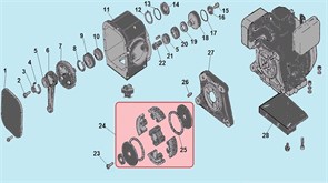 подшипник 6207 для BS 5500/5500 A ES/6600/6600 A ES/DA ES 380630141-0002 380630141-0002