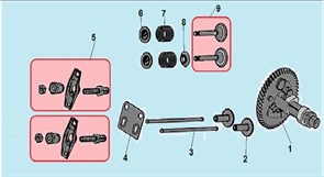 Тарелка толкателя двигателя Champion G100HK (рис.2) G100HK14081-Z510110-0000