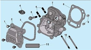 Шланг сапуна  двигателя Champion G120HK (рис.11) G120HKDBC004