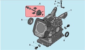 Вал рычага регулятора оборотов  двигателя Champion G120HK (рис.2) G120HK171630001-0001