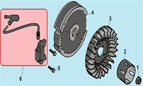 Колпачек свечи зажигания  двигателя Champion G120HK (рис.7) G120HK270950040-0001