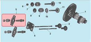 Клапан выпускной двигателя Champion G200-1HK (рис.12) G200-1HKDAF006