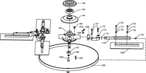 Spider Hub, справа затирочной машины Conmec CRT836 (рис.165) CRT836T83604001