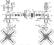Вилка затирочной машины Conmec CRT830 (рис.71) T43603015CRT830