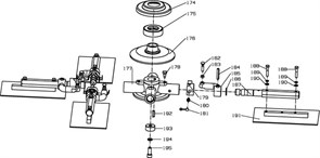 гора затирочной машины Conmec CRT830 (рис.185) T43602003CRT830