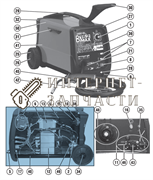 Переключатель сварочного полуавтомат Telwin BIMAX 152 TURBO 122752 122752_tlw