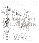 Шестерня Большая H16; D49; D10 Мм болгарки Союз УШС-9011 №16 УШС-9011-16
