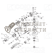 Фланец Внутренний  болгарки Союз УШС-9012 №3 УШС-9012-3