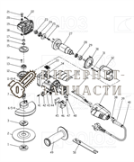 Корпус Редуктора  болгарки Союз УШС-90120-19 УШС-90120-19