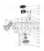 Решетка задняя перфоратора Союз ТПС-3027-15 ТПС-3027-15