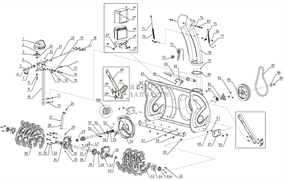 Корпус рычага снегоуборщика RedVerg RD-26090E-188 6654676_RD