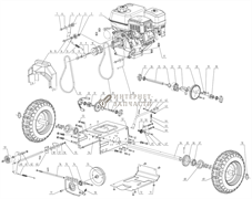 Штифт  снегоуборщика RedVerg RD-ST65E-2.38 6650318_RD
