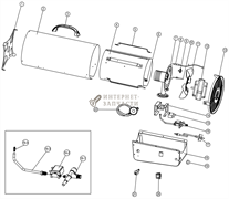 Заглушка  газовой тепловой пушки RedVerg RD-GH50-19 6645419_RD