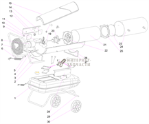 Двигатель дизельной тепловой пушки RedVerg RD-DHD60WN-2-1 6645272_RD