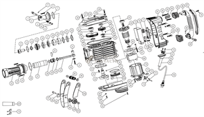 Штифт отбойного молотка Redverg RD-DH1850-5 6651063_RD
